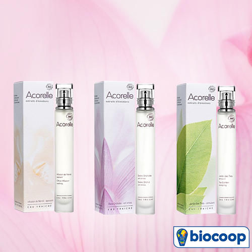 Les cosmétiques du mois de mai : la gamme Eaux fraiches de Acorelle Les cosmétiques du mois de mai : la gamme Eaux fraiches de Acorelle